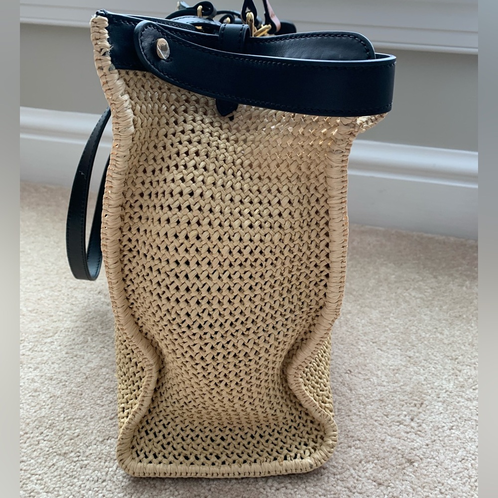 Fendi Raffia Vitello Macrame Large Peekaboo X-Tote - Picture 11 of 16